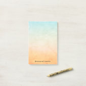 Je bericht waterverf post-it® notes (Op bureau)