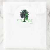 Je bestaat in de context (BRAT-versie) Ronde Sticker (Tas)