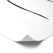 Je beste is oké vlinderbloemal poster (Hoek)