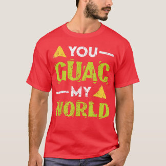 je bezoekt mijn wereld Guacamole Rock Pun Avoca T-shirt