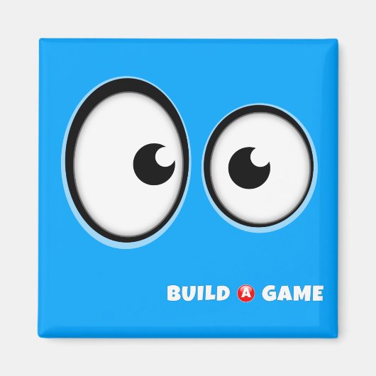 Je blauwe vriend is nu magnetisch! magneet (Voorkant)