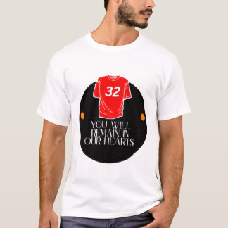 Je blijft in ons hart rudi johnson t-shirt