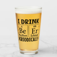 Je Bois De La Bière Régulièrement Pint Boire Verre
