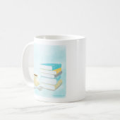 Je bois du café et lis des livres Mug (Devant gauche)