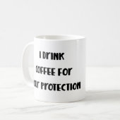 Je bois du café pour votre tasse de protection (Devant gauche)