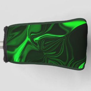 Je boort en vouwt groen op donker golfheadcover