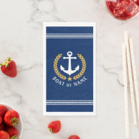 Je boot of familienaam Anchor Laurel Rope Blue
