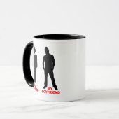 Je Boyvriend. Mijn vriendje. Mok (Voorkant links)