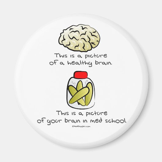 Je brein in de Med School Magneet (Voorkant)
