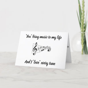 JE BRengt muziek Naar mijn leven--***VERJAARDAG*** Kaart