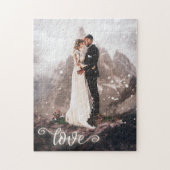 Je bruiloft foto-liefdesscript puzzle legpuzzel (Verticaal)