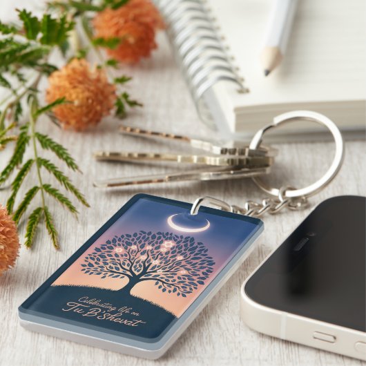 Je B'Shevat: Lumière Rayon Sleutelhanger (Voorkant Rechts)