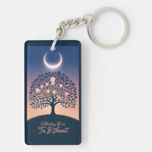 Je B'Shevat: Lumière Rayon Sleutelhanger (achterkant)
