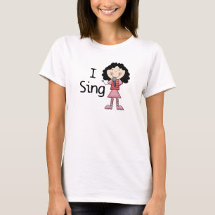 Je chante les T-shirts et les cadeaux femelles