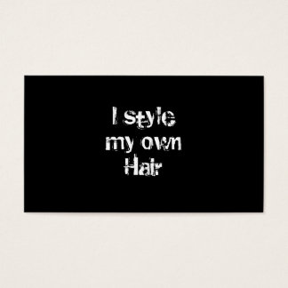 Je chante mes cheveux. Noir et blanc.