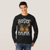 Je chasse Papa - Drôle Deer chasse Papa T-Shirt (Devant entier)