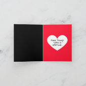 Je cherchais l'amour – Carte de la Saint-Valentin  (Intérieur)