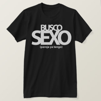 Je cherche Sexe. T-Shirt blanc