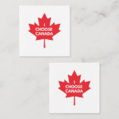 Je choisis le Carte de visite du Canada (Devant / Derrière)