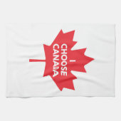 Je Choisis Serviette de thé de cuisine du Canada (Horizontal)