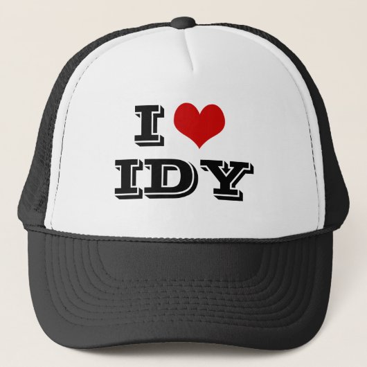 Je Coeur mon Casquette de baseball IDY (Devant)