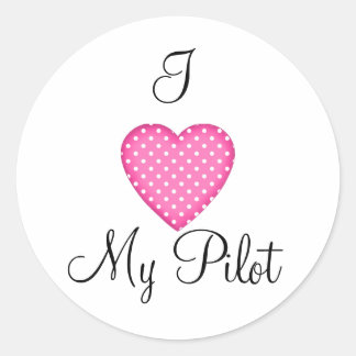 Je Coeur Mon Sticker Pilote