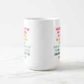 Je combattrais un ours pour toi, soeur, Mug de caf (Centre)