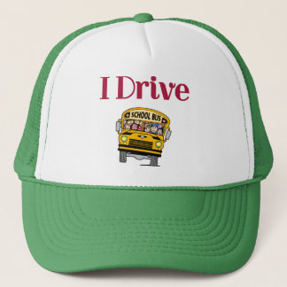 Je conduis un casquette d'autobus scolaire