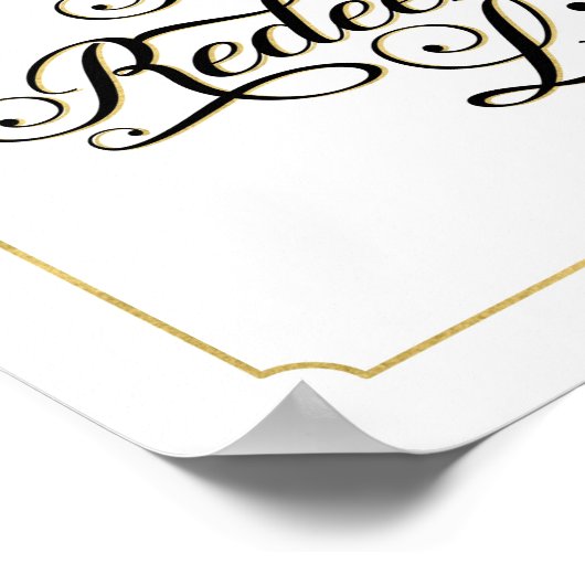 Je connais mon Rédempteur Vit Poster d'Art, Cadre  (Coin)