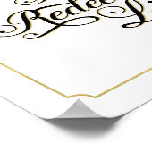 Je connais mon Rédempteur Vit Poster d'Art, Cadre  (Coin)