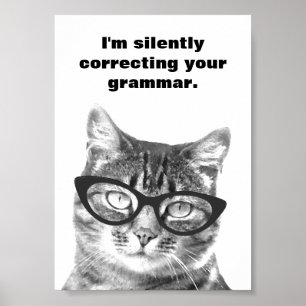 Je corrige silencieusement votre affiche de chat d