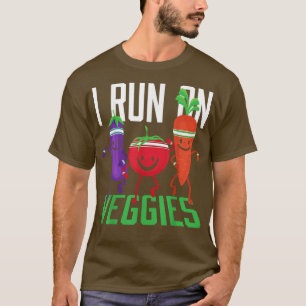 Je Coure Sur Végétans Légume Végétariens T-Shirt