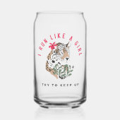 Je Cours Comme Une Fille Motivationnelle Léopard R (Recto)