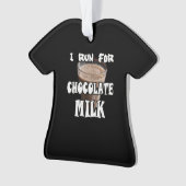 Je cours pour le lait chocolaté en courant (devant)