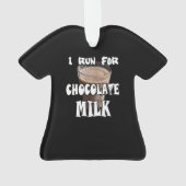 Je cours pour le lait chocolaté en courant (dos)