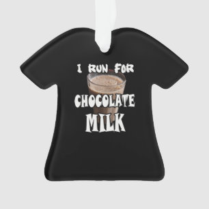 Je cours pour le lait chocolaté en courant