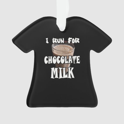 Je cours pour le lait chocolaté en courant (devant)