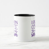 Je Cours Sur Café Et Sarcasme Café Mug (Centre)