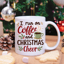 Je Cours Sur Fantaisie Noël Deux Tone Café Mug