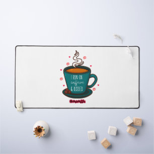 Je cours sur la caféine et les baisers Maman vie