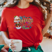 Je cours sur le café et le T-shirt de Noël Cheer