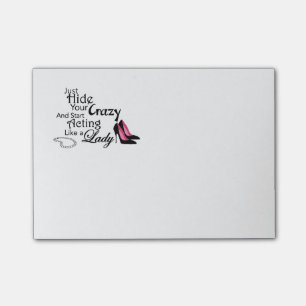 Je Crazy Post verbergen Opmerkingen Post-it® Notes