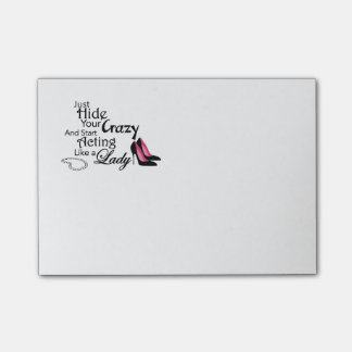 Je Crazy Post verbergen Opmerkingen Post-it® Notes