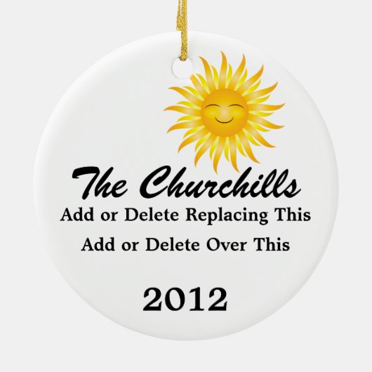 Je creatie opnieuw gemaakt - SRF Keramisch Ornament (Achterkant)