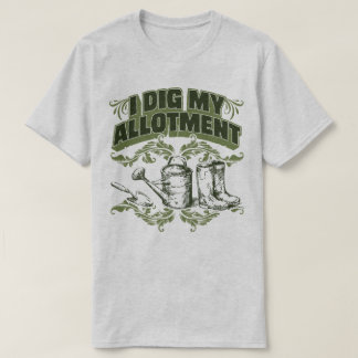 Je creuse mon T-shirt d'humeur de jardin de