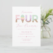 Je crie pour une invitation à une fête d'anniversa (Debout devant)