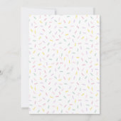 Je crie pour une invitation à une fête d'anniversa (Dos)
