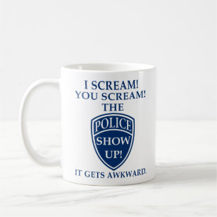 Je crie Tu cries Tasse de café drôle