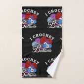 Je Crochète Passé Mon Heure de Coucher (Serviette à main)