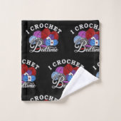 Je Crochète Passé Mon Heure de Coucher (Gant de toilette)